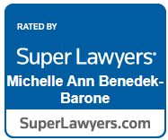 Rated by Super Lawyers Michelle Ann Benedek-Barone Superlawyers.com